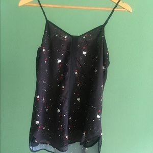 Roxy layered Tank Top black camisole